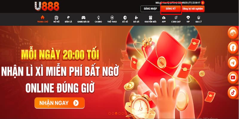 Trải nghiệm ưu đãi hấp dẫn tại U88